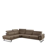 Chateau d'Ax Tremezzo Two Piece Leather Sectional