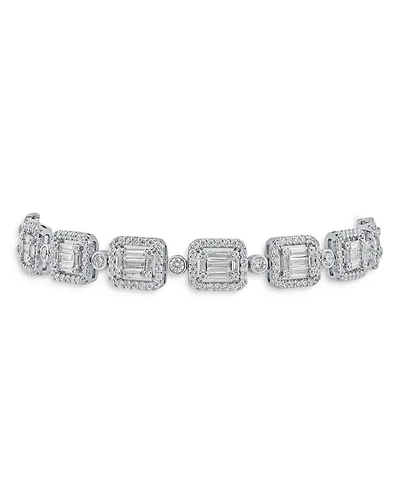 Baguette & Pavé Deco Bracelet