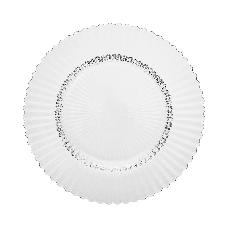 Fortessa Archie Clear Dessert Plate, Set of 4