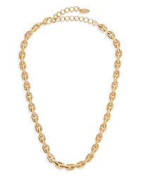 Solid Chain Necklace, 15-18"