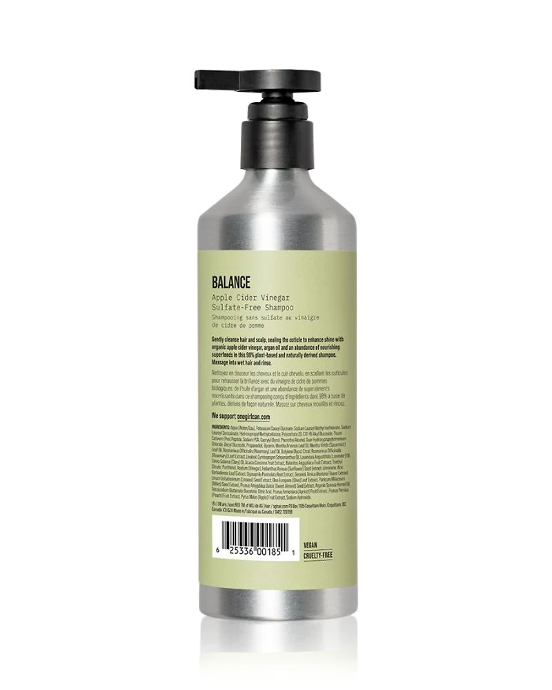 Balance Apple Cider Vinegar Shampoo 12 oz.