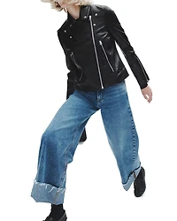 High Rise Sofie Cropped Jeans Pebbles