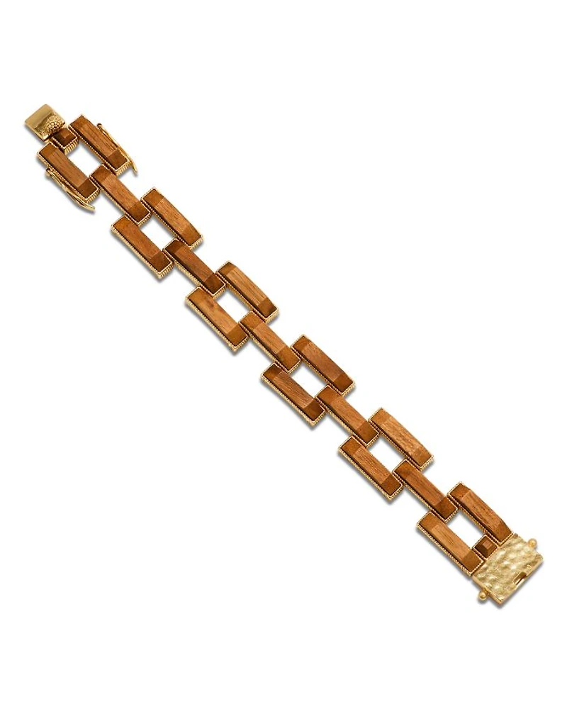 Pathway Teak Link Bracelet