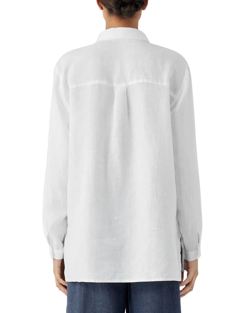 Linen Classic Collar Shirt