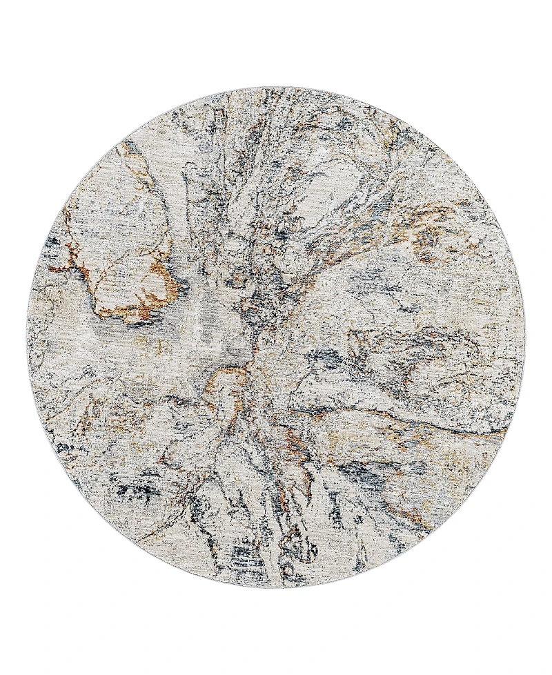 Livabliss Laila Laa-2316 Round Area Rug, 6'7 x 6'7