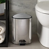 EasyStore Luxe Stainless-Steel 5L Pedal Bin