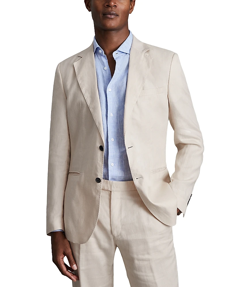 Kin Linen Slim Fit Suit Jacket