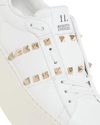 Women's Rockstud Untitled Low Top Platform Sneakers