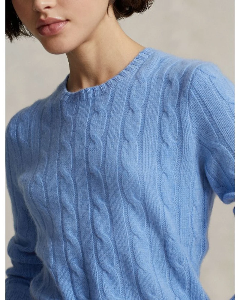 Cable Knit Cashmere Sweater