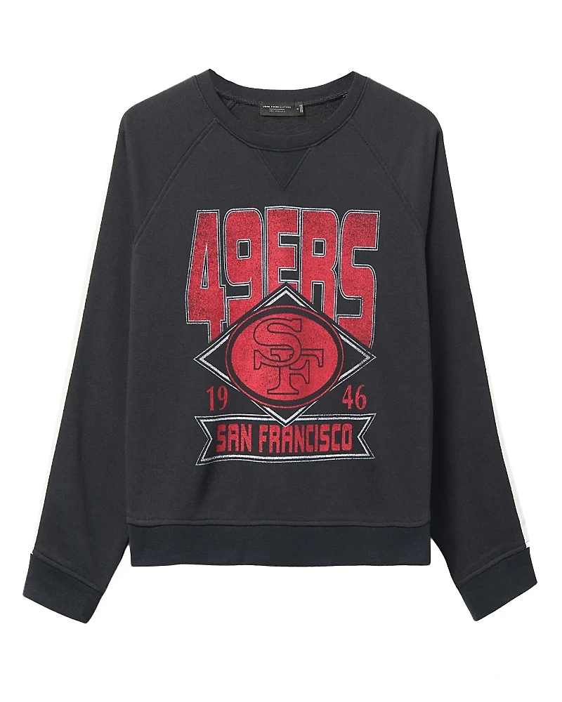 Junk Food Clothing Women's Nfl San Francisco 49ers Overtime Crew
