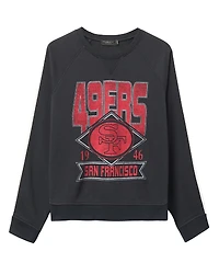 Junk Food Clothing Women's Nfl San Francisco 49ers Overtime Crew