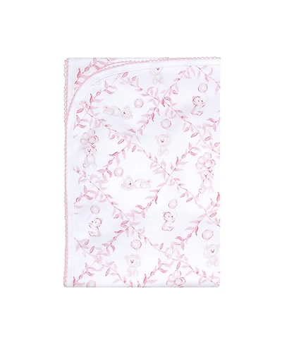 Nellapima Girls' Pink Bears Trellace Blanket - Baby