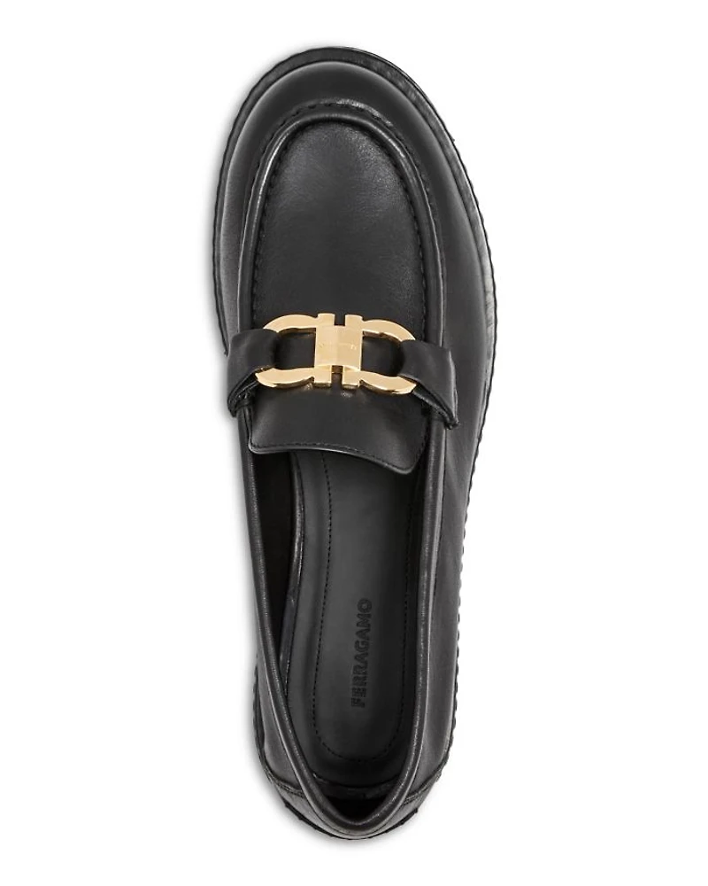 Women's Maryan Gancini Lug Sole Loafers