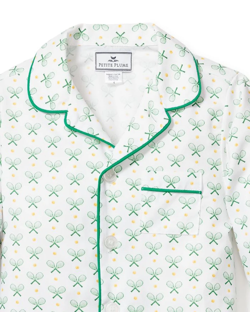 Unisex Match Point Pajama Short Set - Little Kid, Big Kid