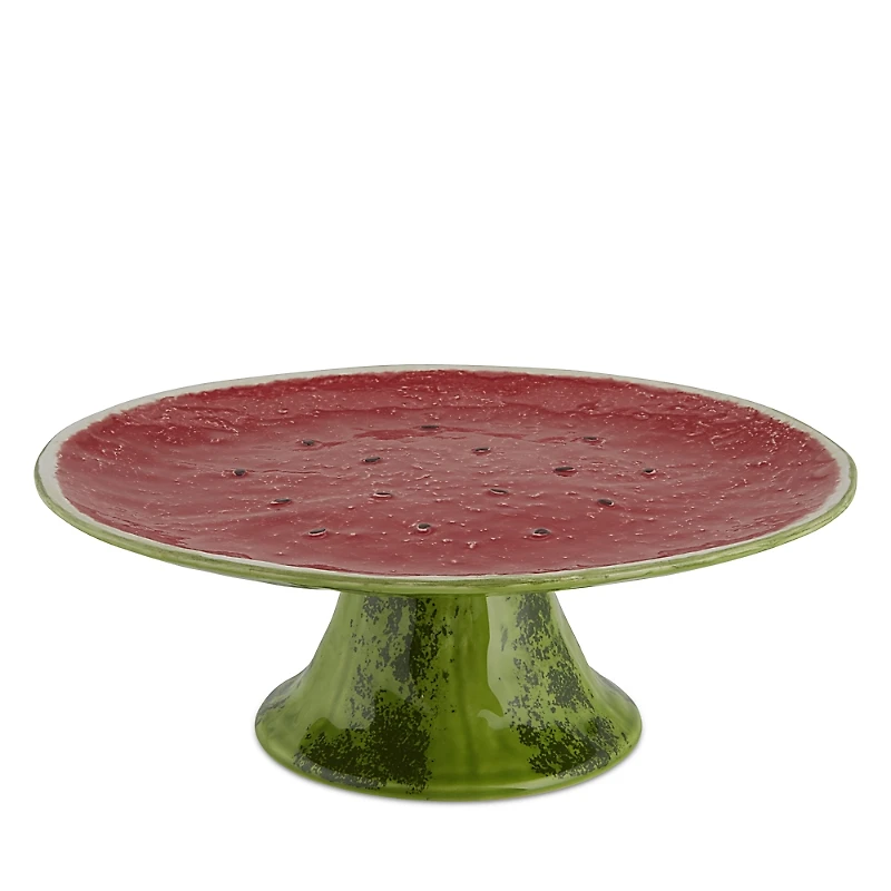 Bordallo Pinheiro Watermelon Cake Stand, 13