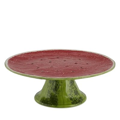 Bordallo Pinheiro Watermelon Cake Stand, 13