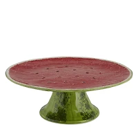 Bordallo Pinheiro Watermelon Cake Stand, 13