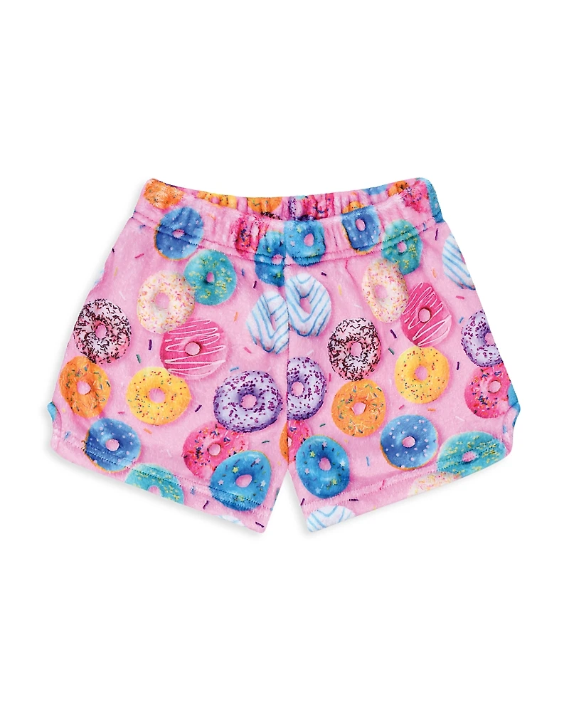 Iscream Girls' Go Do-Nuts Plush Shorts - Big Kid