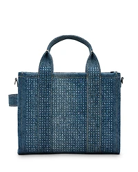 The Crystal Denim Small Tote Bag