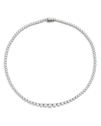 Nadri Graduated Cubic Zirconia Tennis Necklace, 16