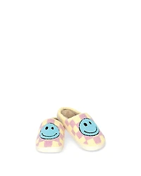 Iscream Girls' Happy Check Slippers - Little Kid, Big Kid