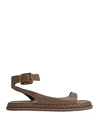 Reiss Gabi Plaited Flat Sandals