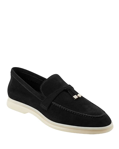 Marc Fisher Ltd. Women's Yanelli Suede Slip On Loafer Flats