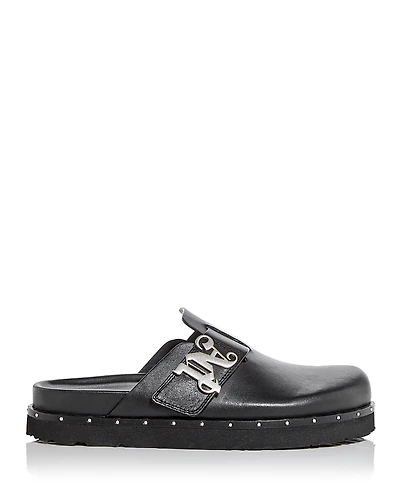 Palm Angels Men's Studded Clog Mules