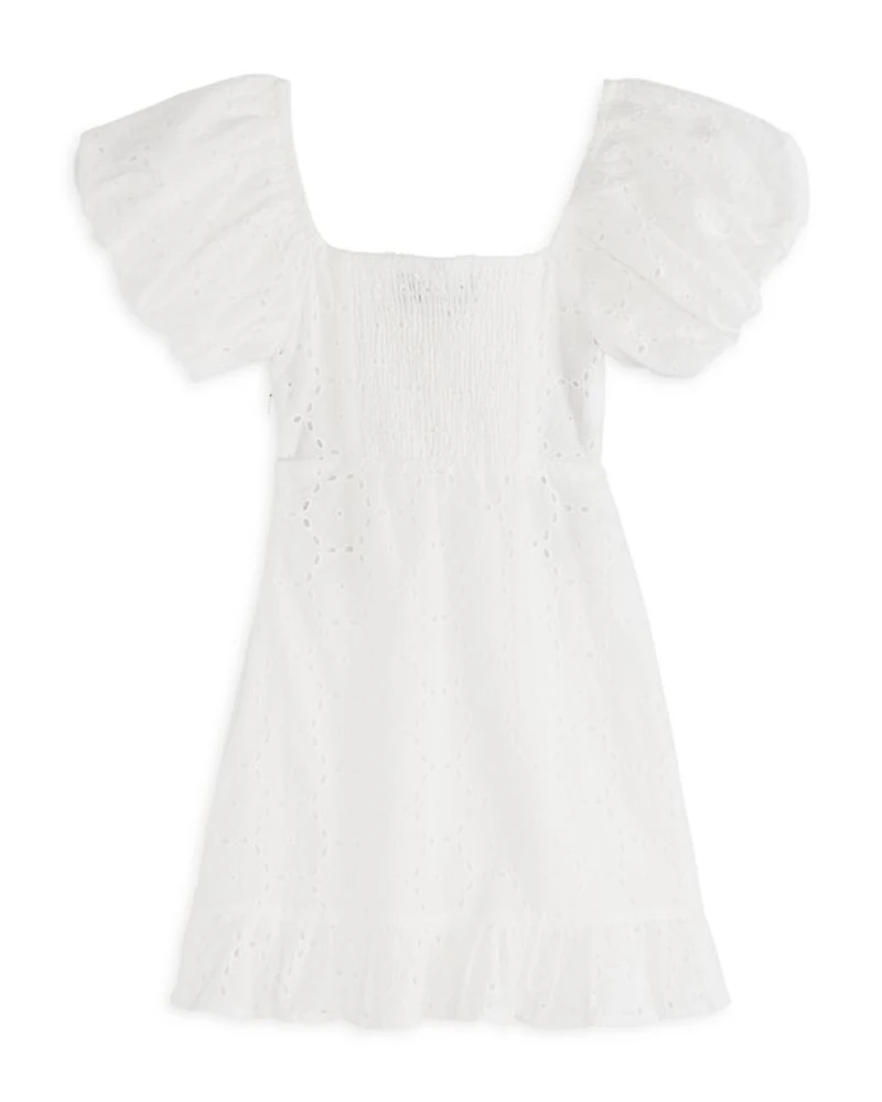 Girls' Phoebe Eyelet Dress - Big Kid
