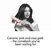 Airstrait™ Straightener | Ceramic Pink/Rose Gold