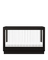 Harlow Acrylic 3 in 1 Convertible Crib with Toddler Bed Conversion Kit