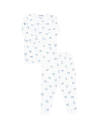 Girls' Pink Heart Print Pajama