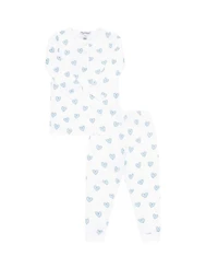 Girls' Pink Heart Print Pajama