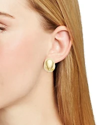 Chubby Hoop Clip On Earrings