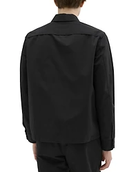 Drawstring Hem Shirt Jacket