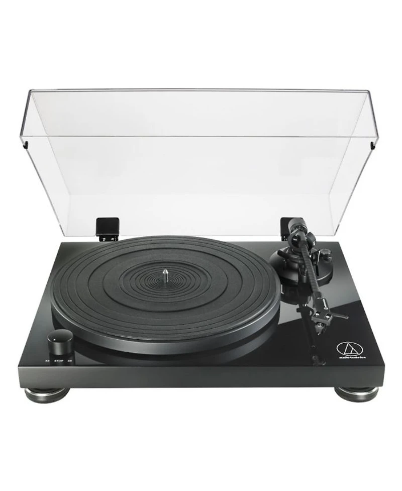 AT-LPW50PB Fully Manual Belt-Drive Turntable (Piano Black)
