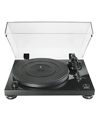 AT-LPW50PB Fully Manual Belt-Drive Turntable (Piano Black)