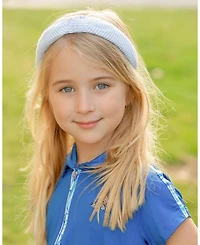 Girls' Seersucker Knot Headband - Little Kid, Big Kid