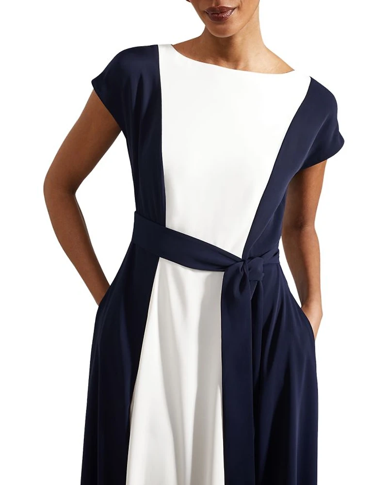 Emery Two Tone Midi Dress