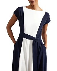 Emery Two Tone Midi Dress