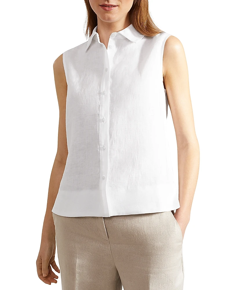 Hobbs London Salem Linen Top