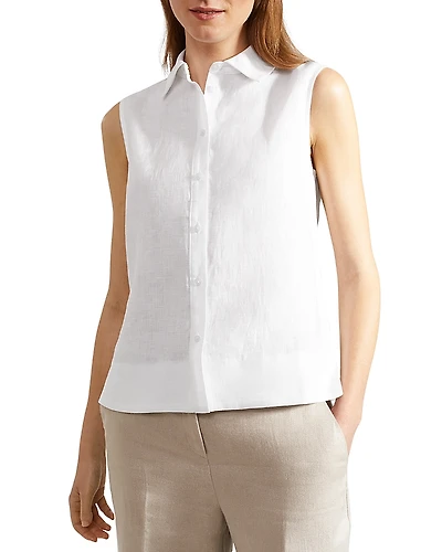 Hobbs London Salem Linen Top