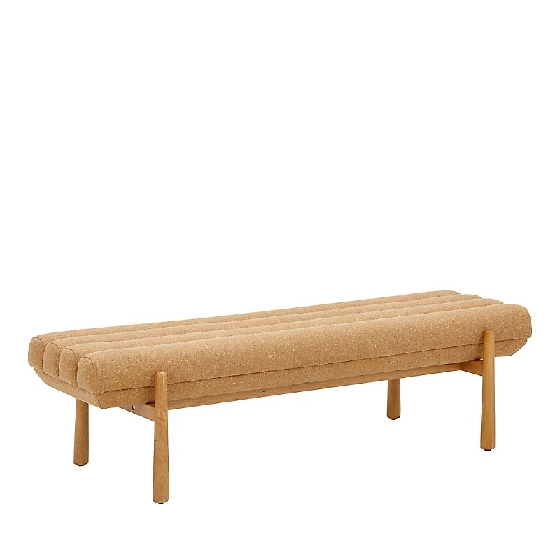 Tov Furniture Julianna Sunflower Heavy Linen Bench