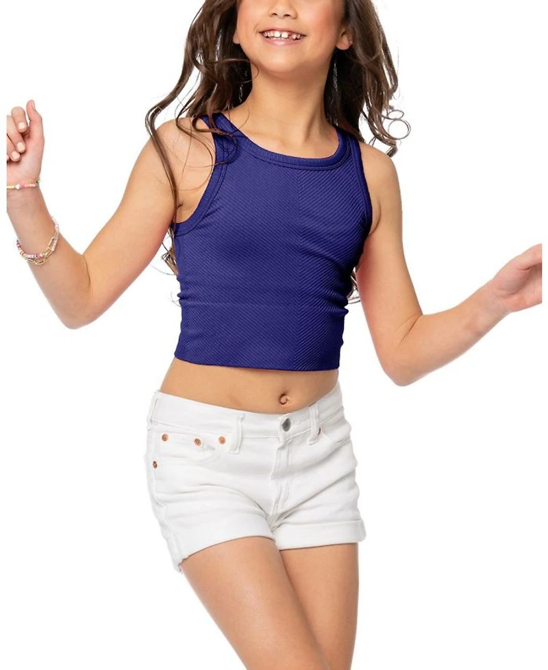 One Chevron Sleeveless Top - Big Kid