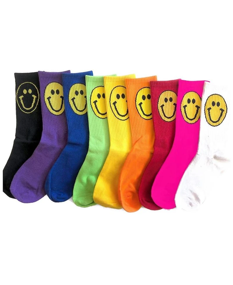 Happy Face Socks - Big Kid