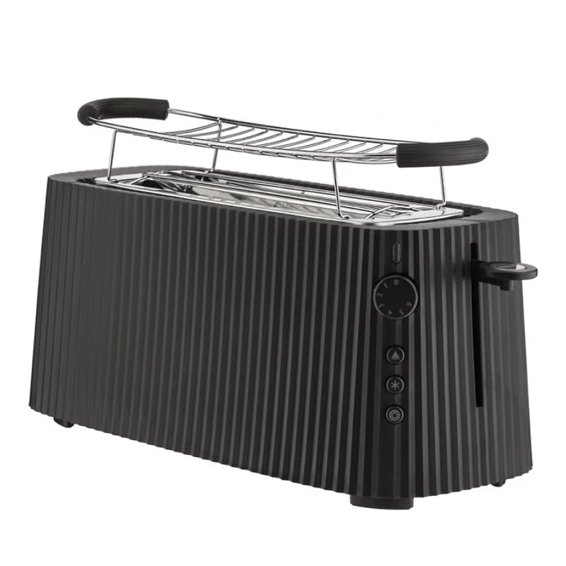 Plisse 4 Slice Toaster, Black