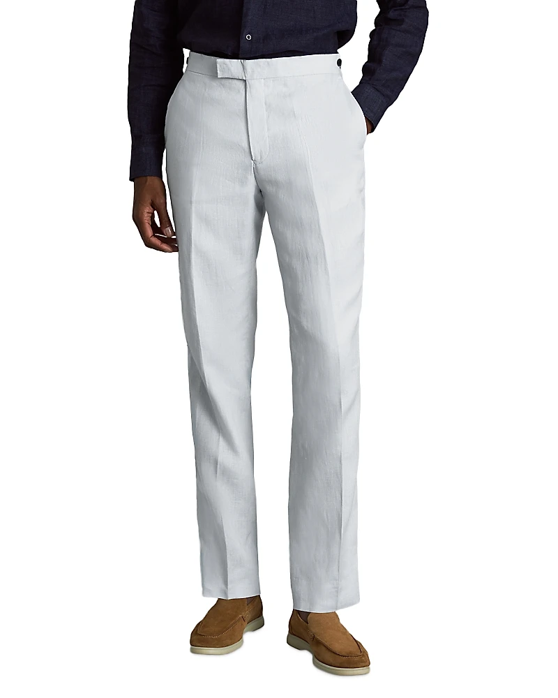 Reiss Kin Linen Slim Fit Mixer Pants