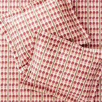 Fuchsia Daisy Suzani Standard Sham, Pair