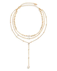 Ettika Forever Cultured Freshwater Pearl Multi-Chain Choker Necklace, 11-13