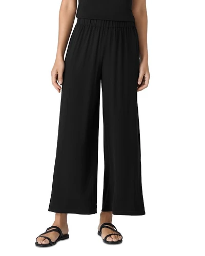 High Rise Silk Pants